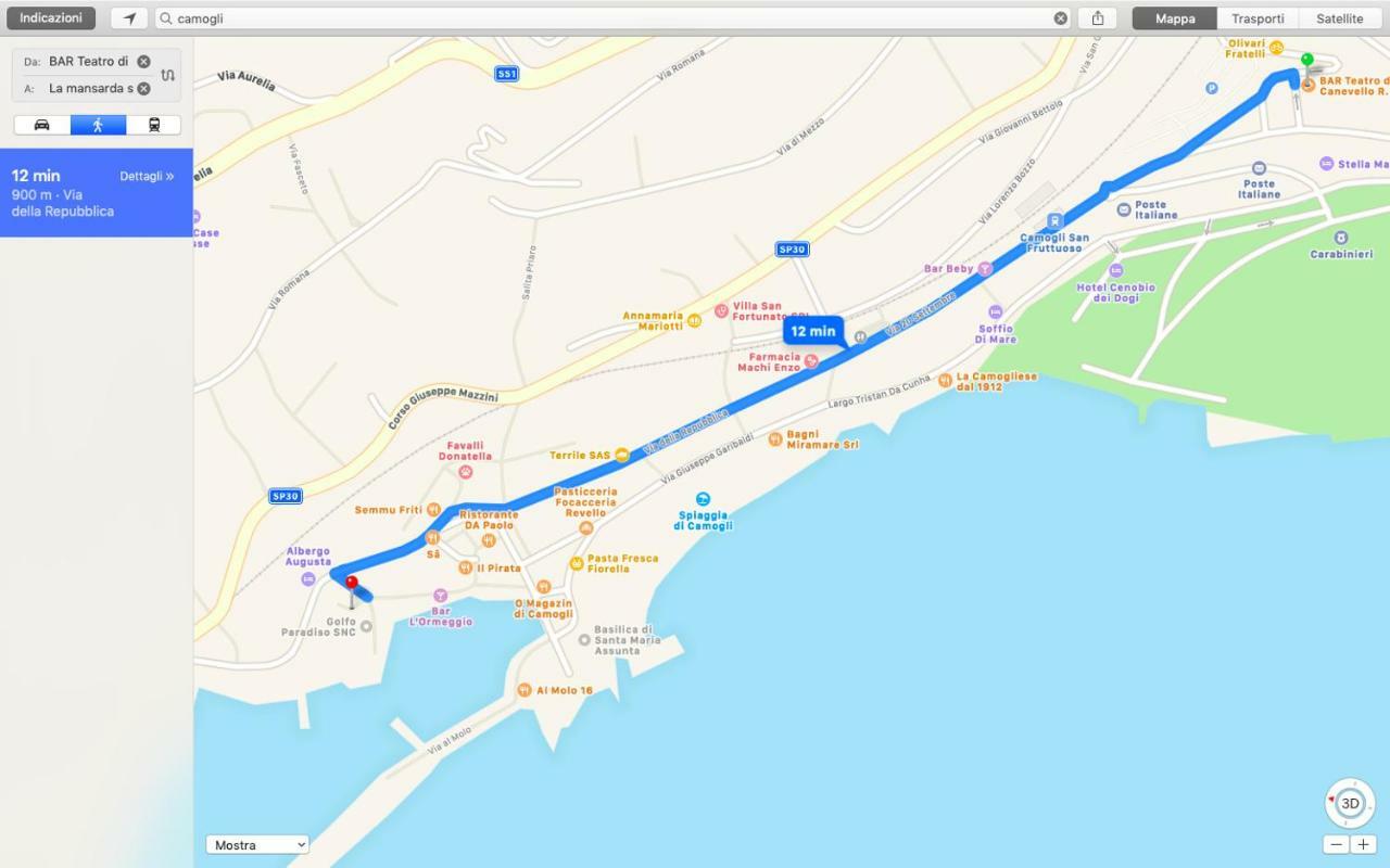 La Mansarda Sul Porto 호텔 카모글리 외부 사진